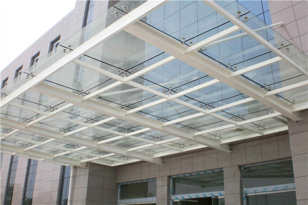 濟南玻璃雨棚